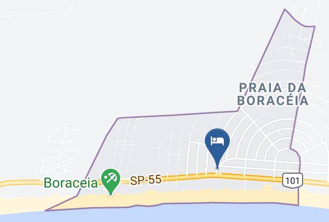 Sao Sebastiao - Pousada Boraceia Beach Maps