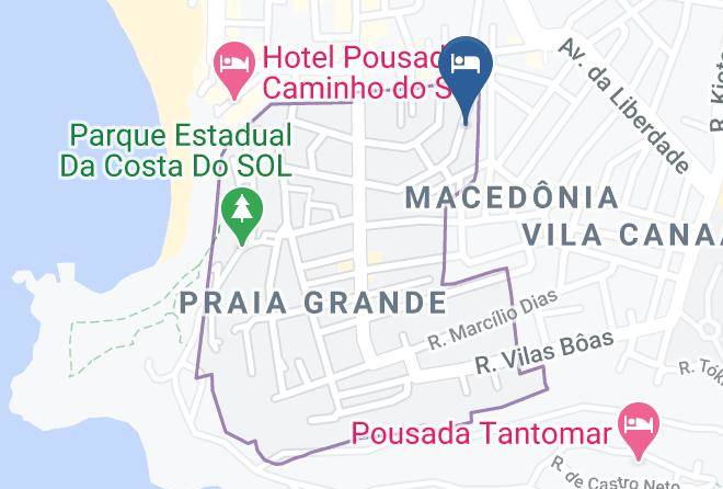 Arraial Do Cabo - Pousada Boris Inn Maps