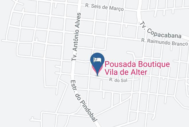 Santarem - Pousada Boutique Vila De Alter Maps