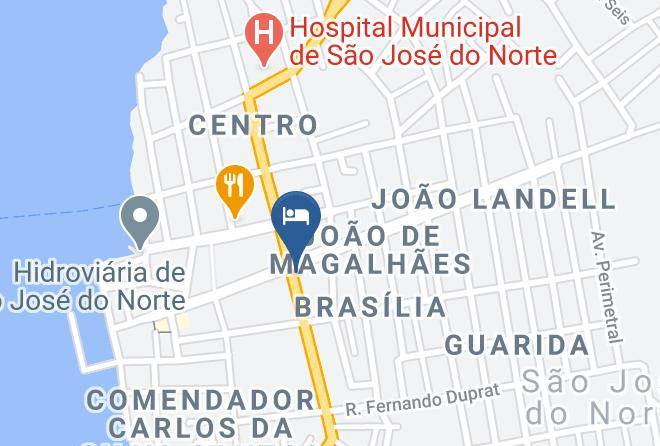 Sao Jose Do Norte - Pousada Bozano Maps