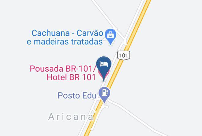 Jaguare - Pousada Br 101 Hotel Br 101 Maps