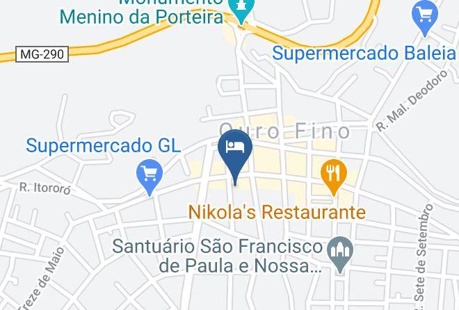 Ouro Fino - Pousada Brasil Colonial Maps