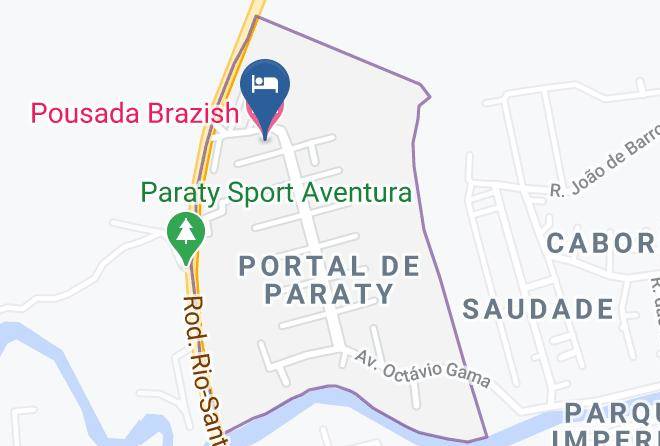 Parati - Pousada Brazish Maps