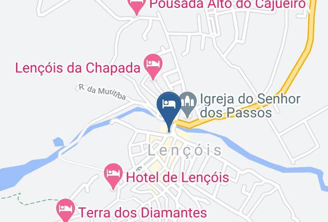 Lencois - Pousada Brilho Da Chapada Lencois Maps