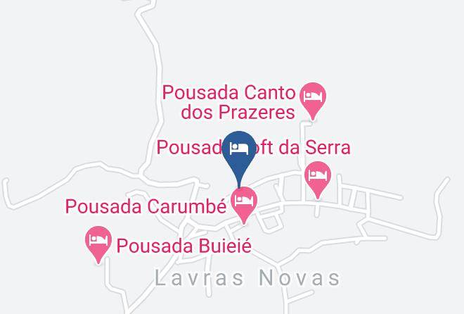 Ouro Preto - Pousada Brisa De Lavras Maps