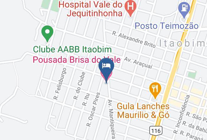 Itaobim - Pousada Brisa Do Vale Maps