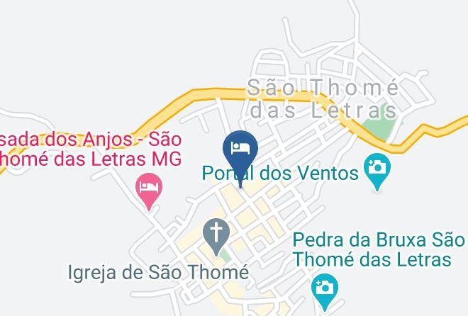 Sao Tome Das Letras - Pousada Brodwai Maps