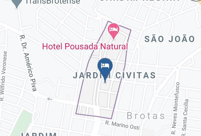 Brotas - Pousada Broto D'agua A 700 M Do Centro Brotas Sp Maps