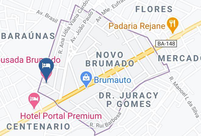 Brumado - Pousada Brumado Maps