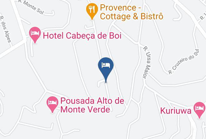 Camanducaia - Pousada Vila Lubia Chales Monte Verde Maps
