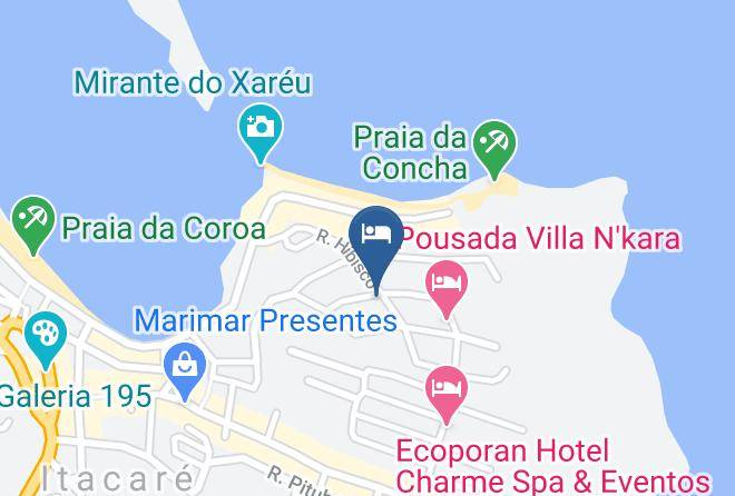 Itacare - Pousada Burundanga Maps