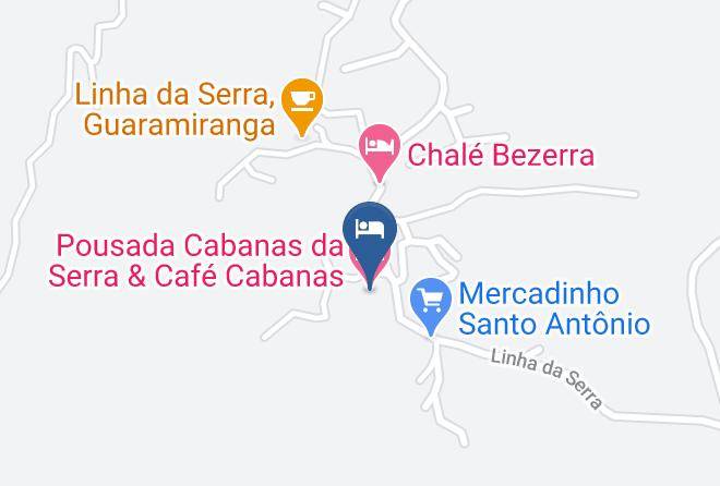 Mulungu - Pousada Cabanas Da Serra & Cafe Cabanas Maps
