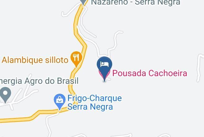 Serra Negra - Pousada Cachoeira Maps