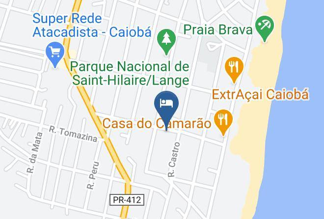 Matinhos - Pousada Caioba Maps