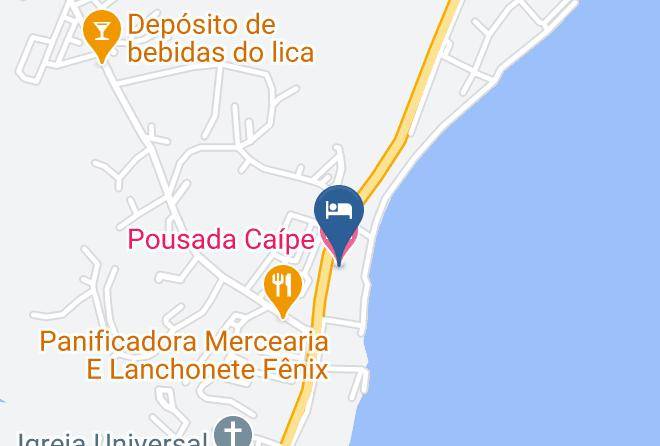 Bahia - Pousada Caipe Maps