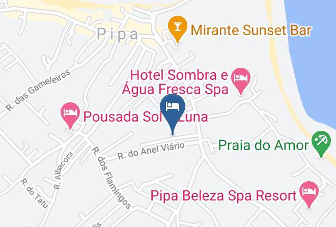 Tibau Do Sul - Pousada Caliandra Maps