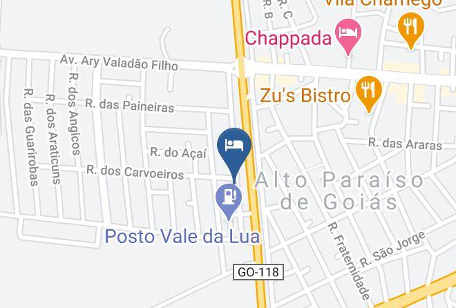 Alto Paraiso De Goias - Pousada Calliandra Maps