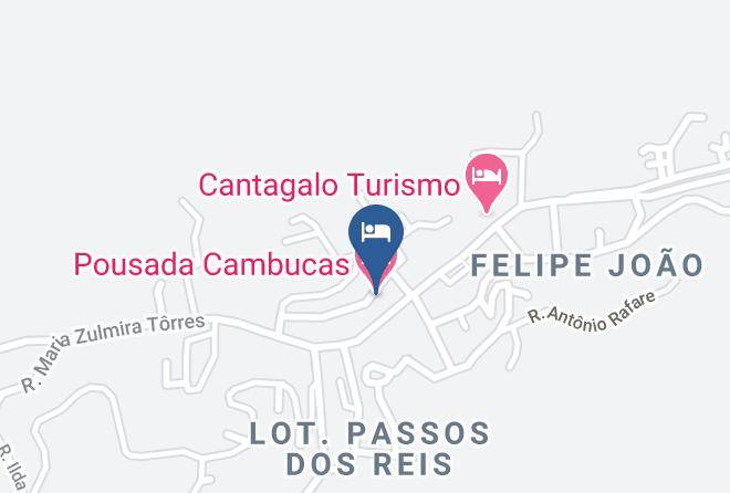 Cantagalo - Pousada Cambucas Maps