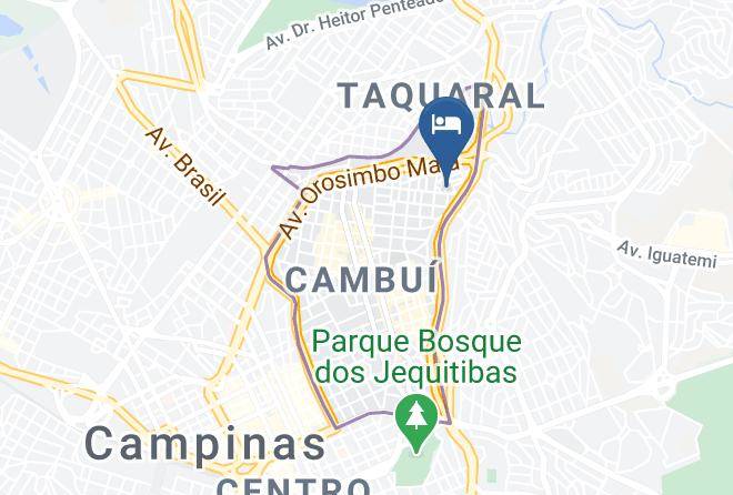 Campinas - Pousada Cambui Maps