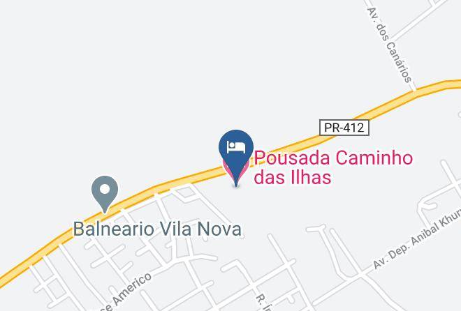 Pontal Do Parana - Pousada Caminho Das Ilhas Maps