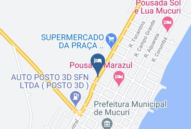 Mucuri - Pousada Caminho Do Mar Mucuri Maps
