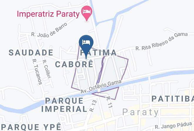 Parati - Pousada Cana Caiana Maps