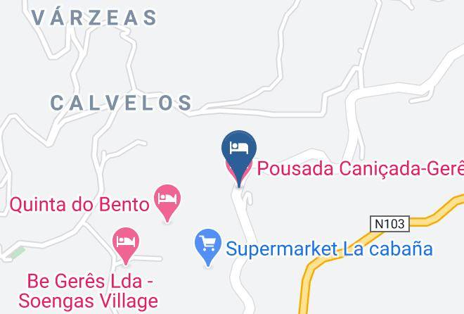 Vieira Do Minho - Pousada Canicada Geres Maps