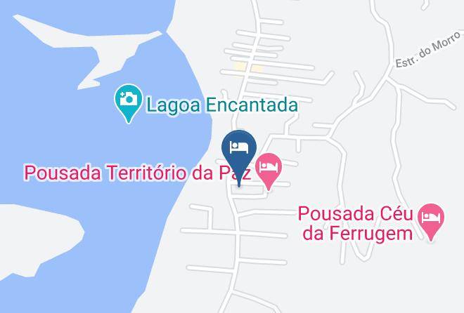 Garopaba - Pousada Canoa Azul Maps