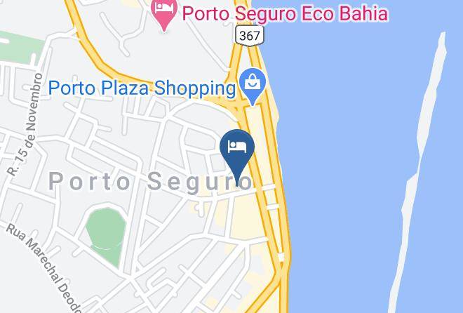 Porto Seguro - Pousada Canoas Maps
