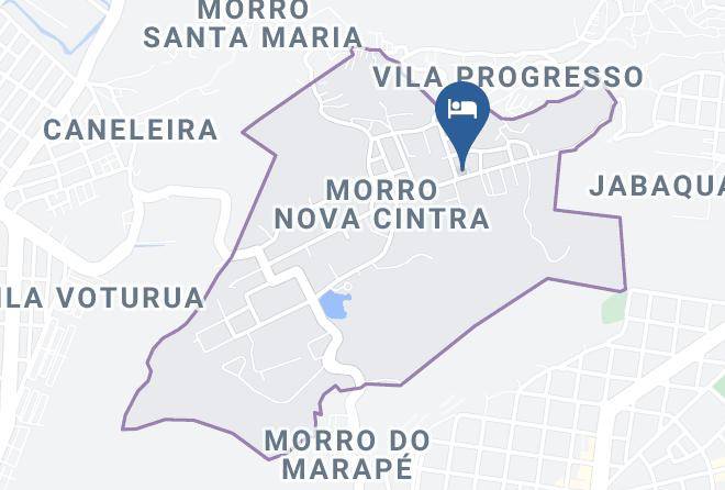 Santos - Pousada Cantinho Da Felicidade Maps