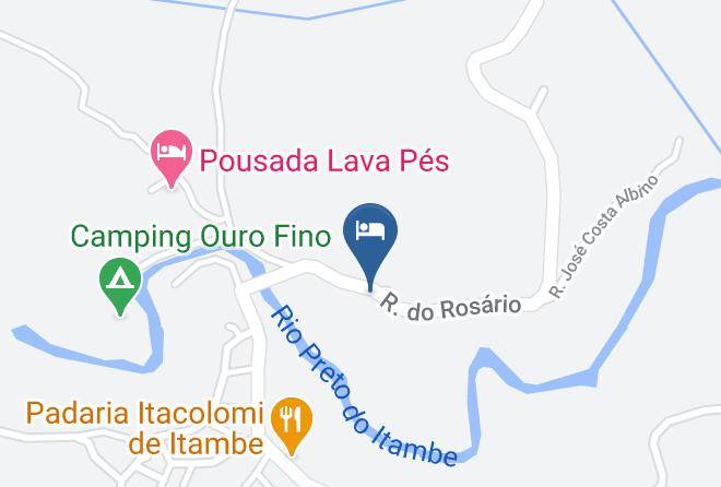 Itambe Do Mato Dentro - Pousada Cantinho Da Paz Maps