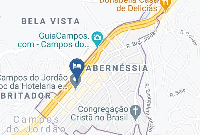 Campos Do Jordao - Pousada Cantinho Das Araucarias Maps