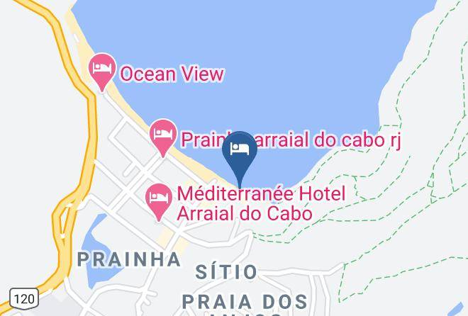 Arraial Do Cabo - Pousada Cantinho Das Pedras Maps