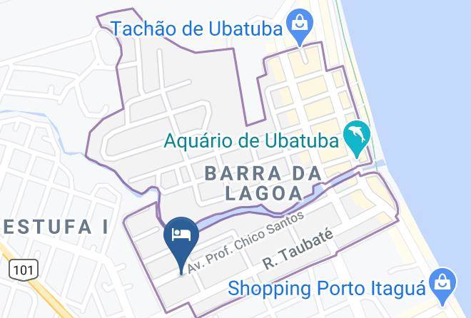 Ubatuba - Pousada Cantinho Do Rei Hotel Maps