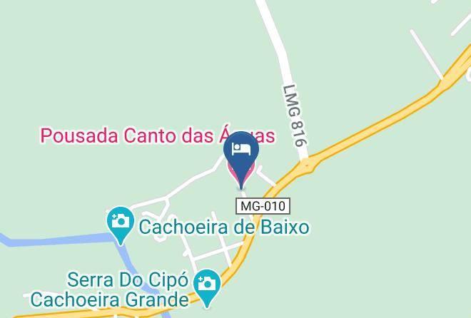 Santana Do Riacho - Pousada Canto Das Aguas Maps