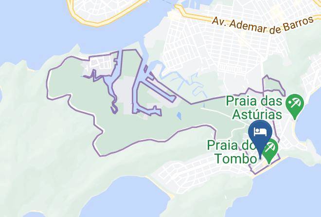 Guaruja - Pousada Canto Das Laranjeiras Maps