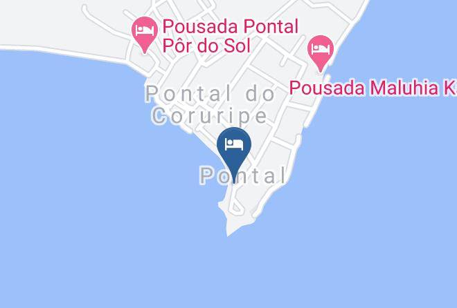 Coruripe - Pousada Canto De Yemanja Maps