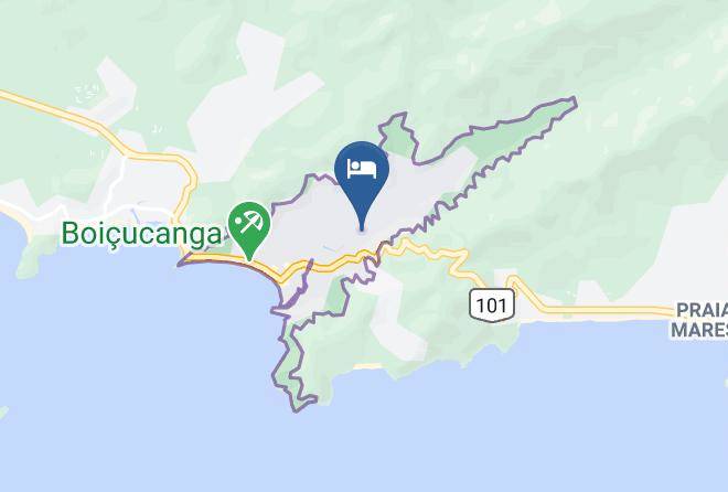 Sao Sebastiao - Pousada Canto Verde Maps