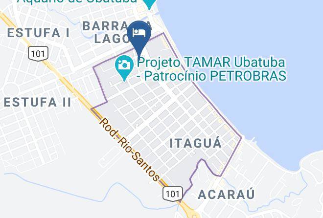 Ubatuba - Pousada Cantos E Recantos Maps