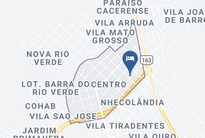 Rio Verde De Mato Grosso - Pousada Capao Bonito Maps