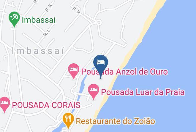 Mata De Sao Joao - Pousada Capitu Imbassai Maps
