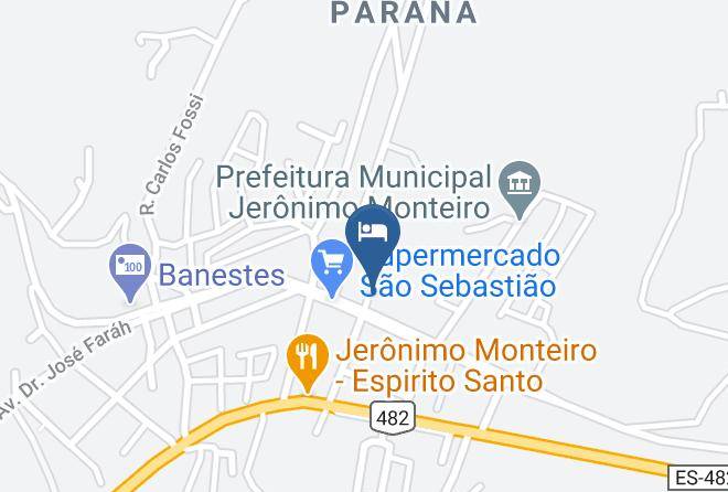 Jeronimo Monteiro - Pousada Capuchos Maps