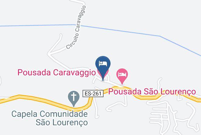 Santa Teresa - Pousada Caravaggio Maps