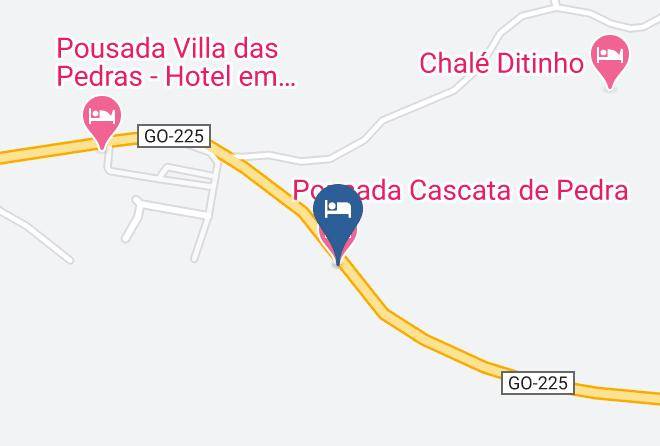 Pirenopolis - Pousada Cascata De Pedra Maps