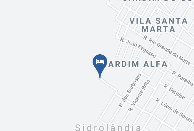 Sidrolandia - Pousada Cascatinha Maps