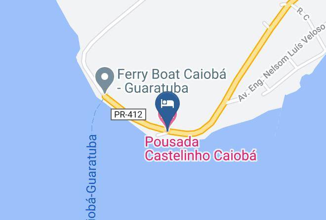 Guaratuba - Pousada Castelinho Caioba Maps