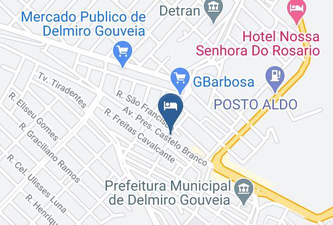 Delmiro Gouveia - Pousada Castelo Branco Maps