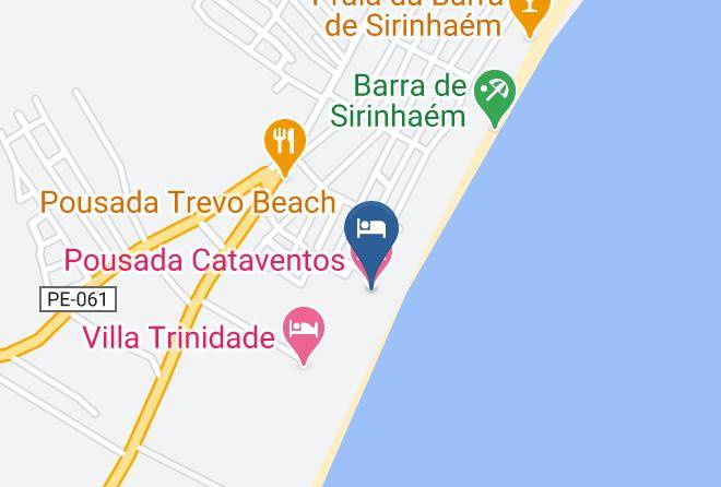 Sirinhaem - Pousada Cataventos Maps