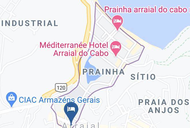 Arraial Do Cabo - Pousada Central Maps