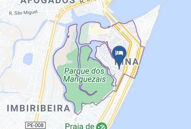 Recife - Pousada Central Do Pina Maps